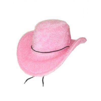 Cowboy-hoed harig roze
