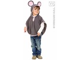 Kinderkostuum: Poncho Muis