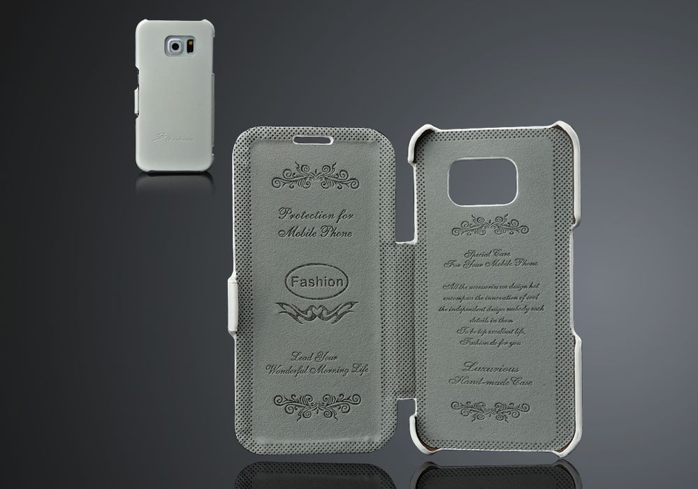 Dj77813 Ws Samsung Galaxy S6 Edge Handy Hülle Echtes Leder Samsung Galaxy S6 Edge Dj77813 Ws Handy Hülle Echtes Leder Extra Leicht
