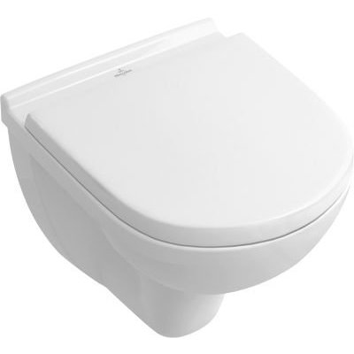 Villeroy en Boch O.Novo verkort wandcloset met soft close en afneembare toiletzitting wit