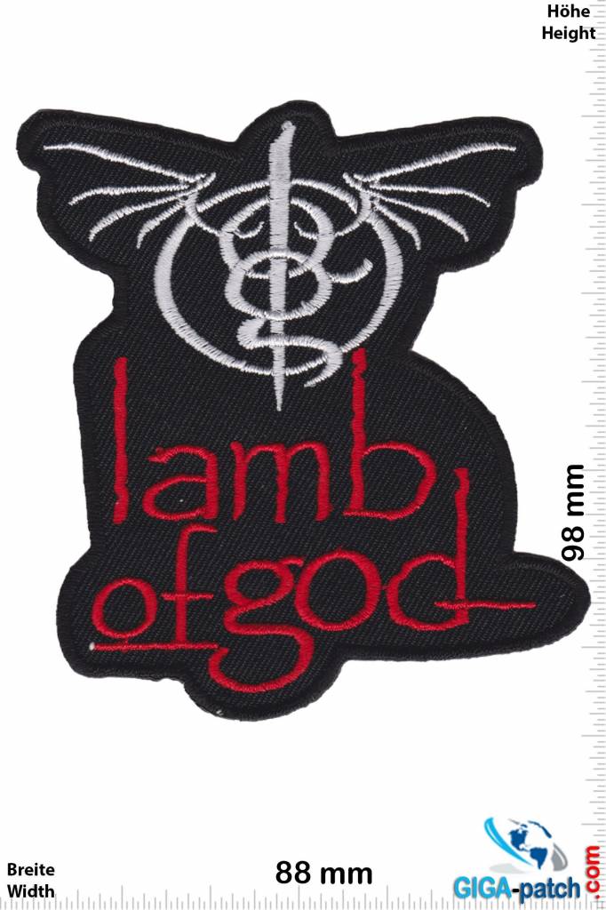 Lamb Of God Patch Back Patches Patch Keychains Stickers Giga Biggest Patch