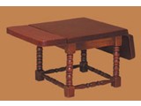 Euromini's Tafel, uitklapbaar, noten