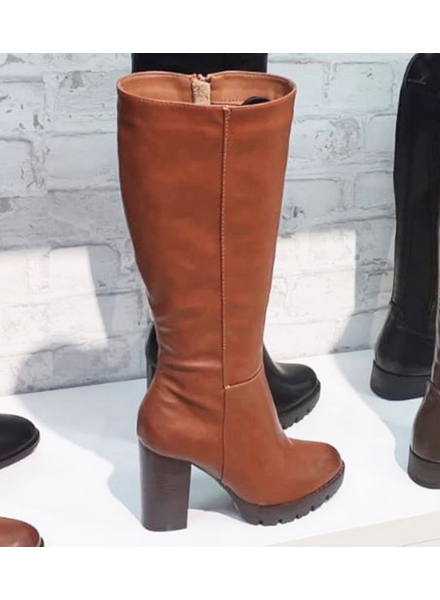 high camel boots