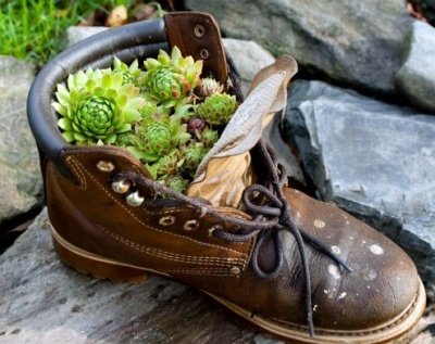 Upcyclen voor plantjes