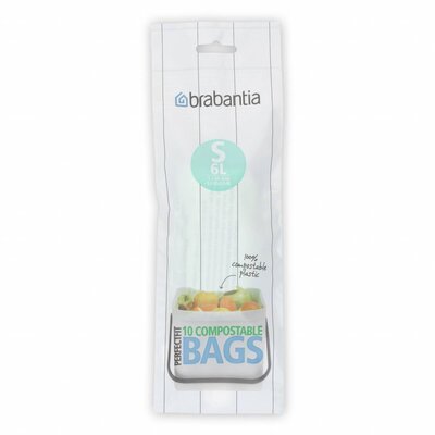 Brabantia Composteerbare afvalzak - S - 6 liter - 10 stuks