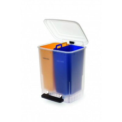 Faplana Recycle Bin Duo (2x10 liter) (Geel/Blauw)
