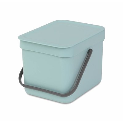Brabantia Sort&Go afvalemmer - 6 liter - mint