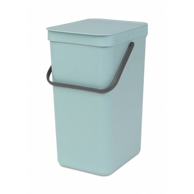 Brabantia Sort&Go afvalemmer - 16 liter - mint
