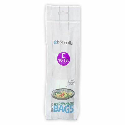 Brabantia Composteerbare afvalzak - C - 10/12 liter - 10 stuks
