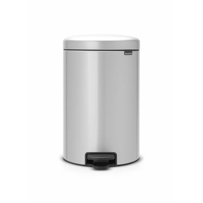 Brabantia Newicon pedaalemmer - 20 liter - metallic grey