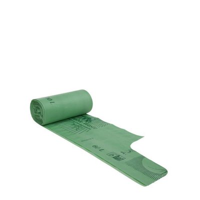 De Bries Biobag 80 liter - 1 rol - vrijstaande inzamelzak - sterbodem