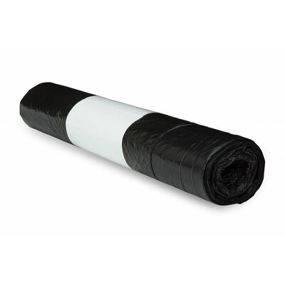 De Bries Afvalzak 70x110cm -110 liter - 1 rol - zwart - T25