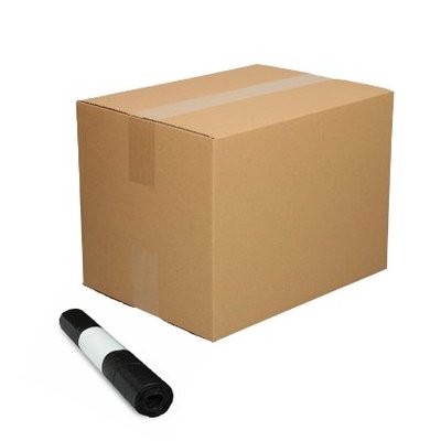 De Bries Afvalzak 58x100cm - 70 liter - zwart - T23