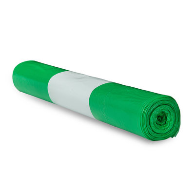 Afvalzak 70x110cm - 1 rol - groen