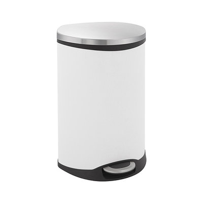 Eko Shell Step Bin - 2x22 liter - Wit