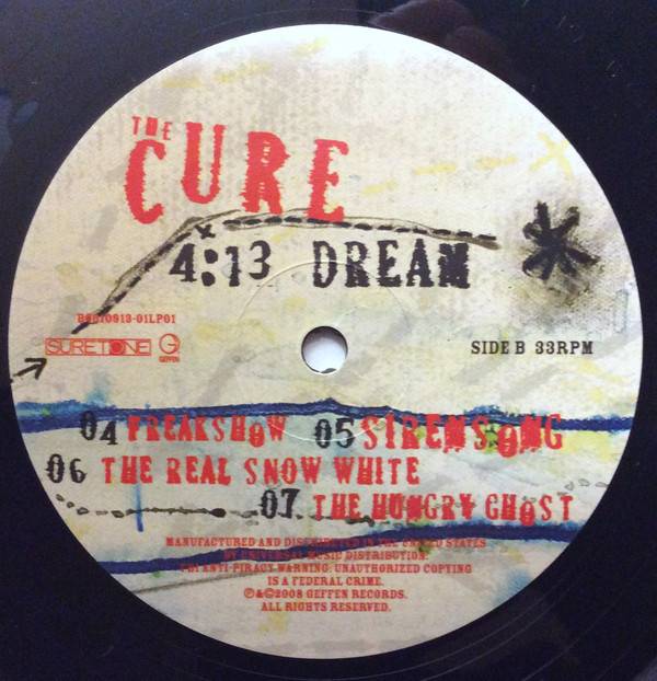 cure 413 Dream VinylVinyl