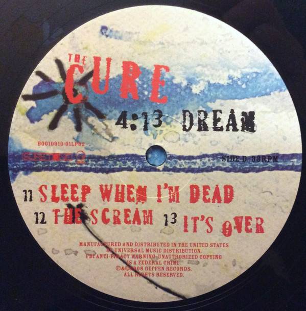 cure 413 Dream VinylVinyl