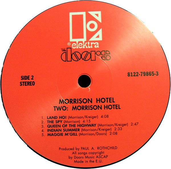 Doors Morrison Hotel Vinylvinyl