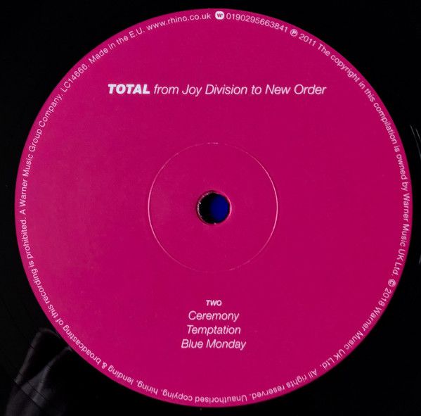 New Order Total From Joy Division