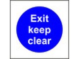 Exit keep clear