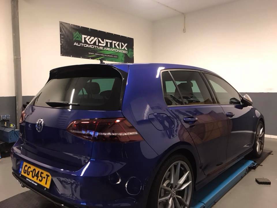 Golf 7R Armytrix uitlaat systeem