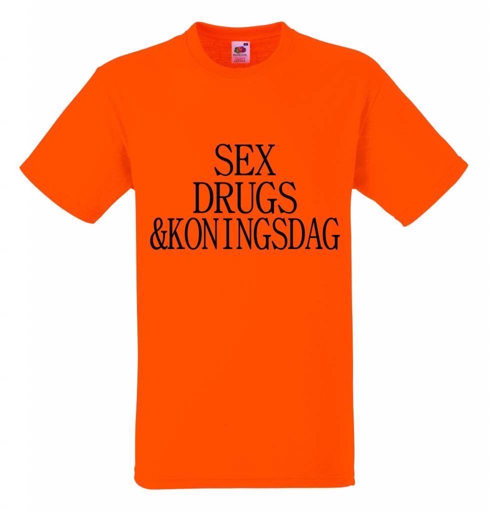 Sex Drug And Koningsdag T Shirt Of Polo En Div Kleuren S Tm 8 Xl Qualitysticker 