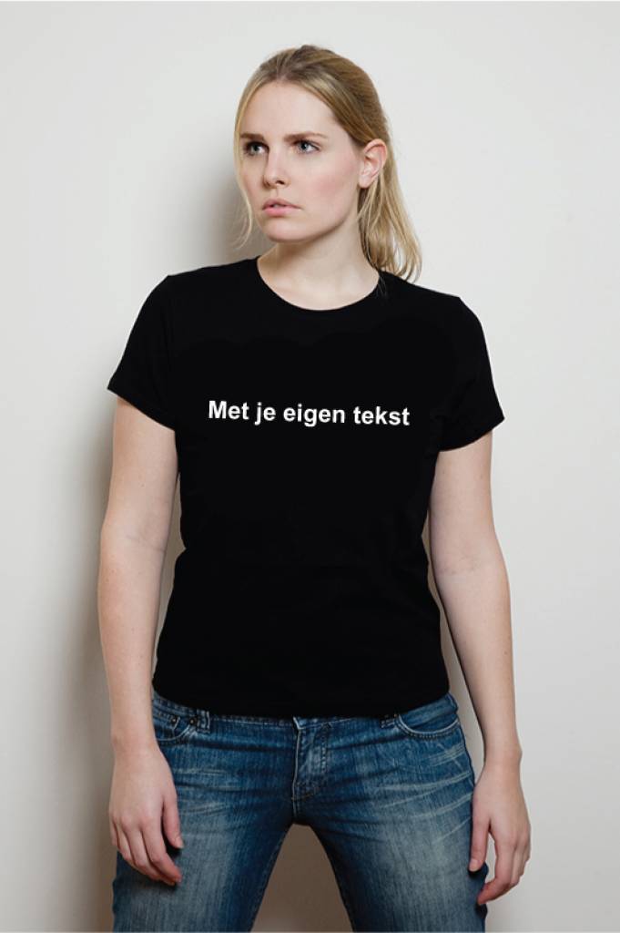 Eigen ontwerp shirt. Dames Tshirt. div. kleuren. XS t/m 4 XL