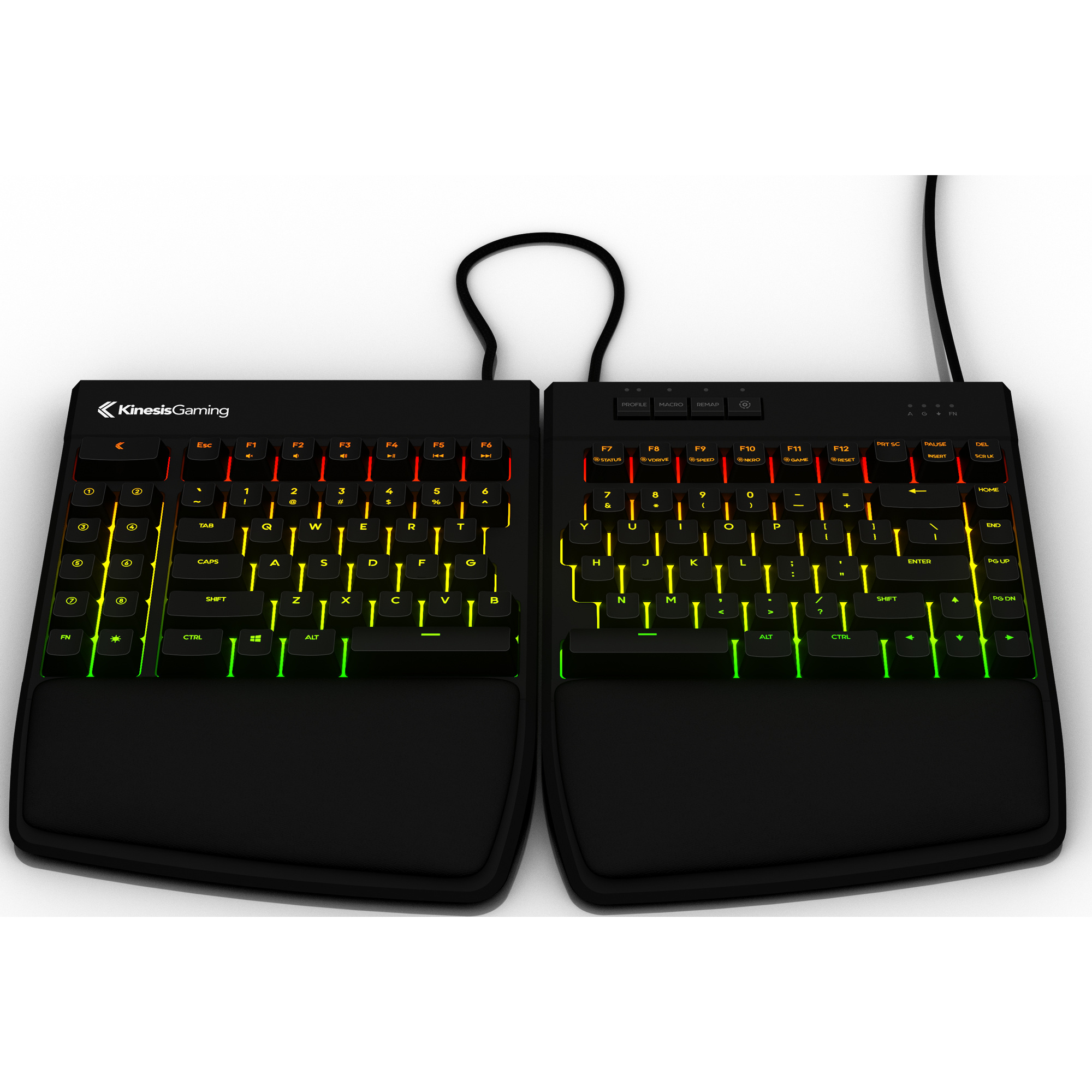 toetsenbord afmetingen Kinesis RGB Edge