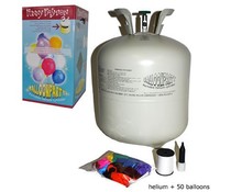 Bus helium met 50 ballonnen Bus helium met 50 ballonnen