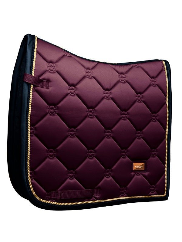 Equestrian Stockholm Saddle pad Purple Gold Ruitersport Maddelin