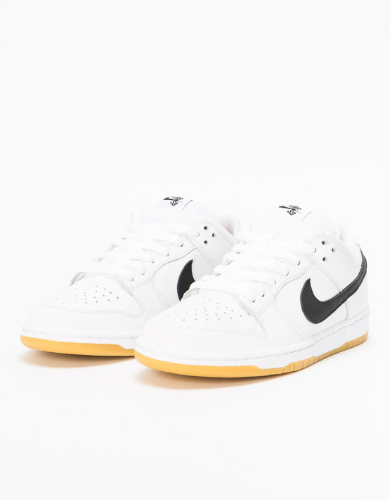 dunk low orange label white