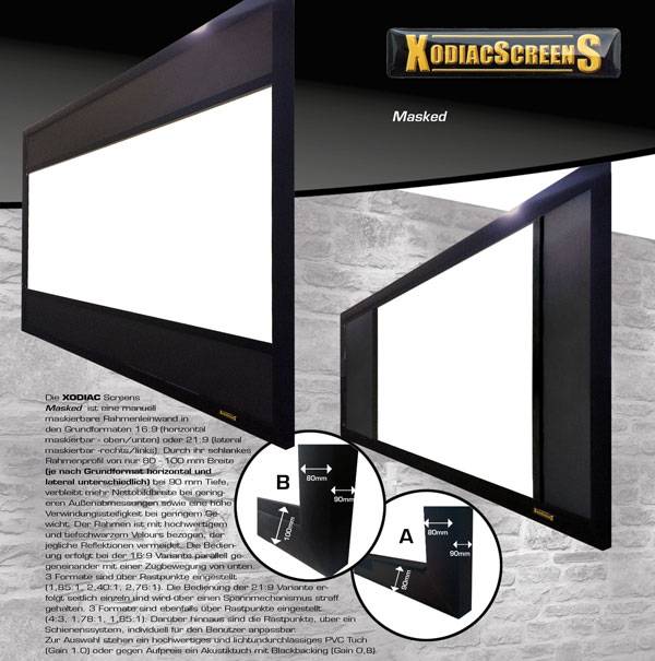 Sommerzeit = kurze Lieferzeit für XODIAC Screens