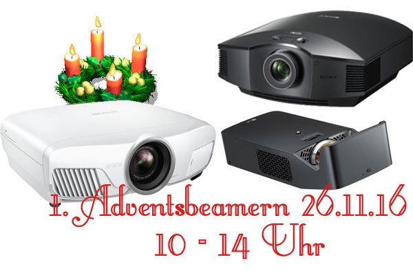 Adventsbeamern in der XODIAC Heimkinowelt