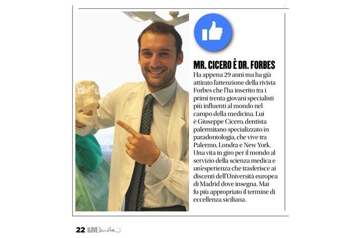 Dr. Cicero included in the exellences of Sicily in the world