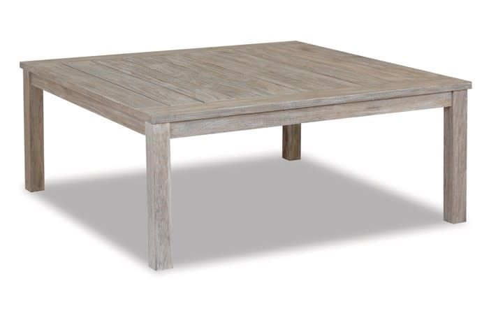 Sunset West Usa Coastal Teak 48 Square Coffee Table
