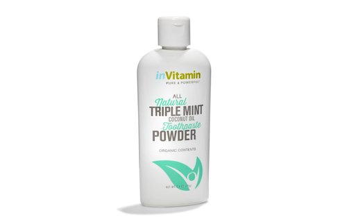Invitamin Invitamin Triple Mint Coconut Teeth Whitening Tandpasta Poeder Invitamin Invitamin Triple Mint Coconut Teeth Whitening Tandpasta Poeder