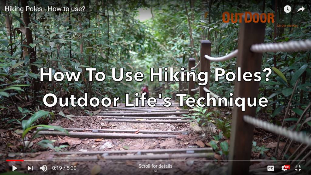 How to use hiking Pole - Techique