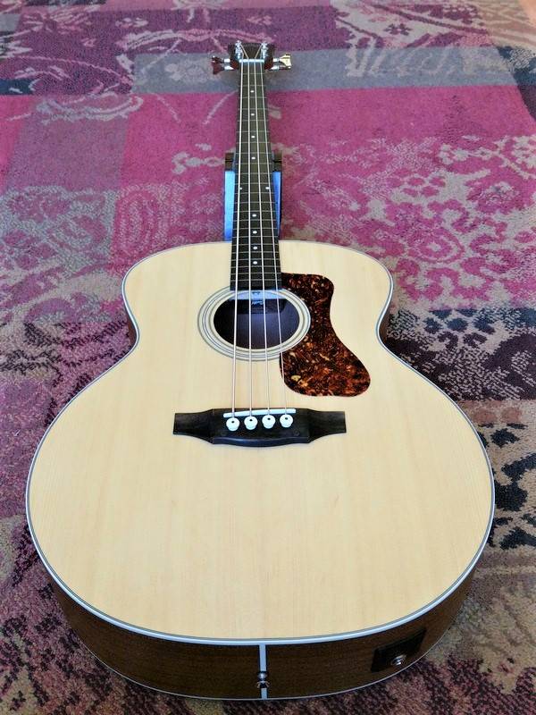 Guild B240EF Acoustic Fretless Bass Sacksioni