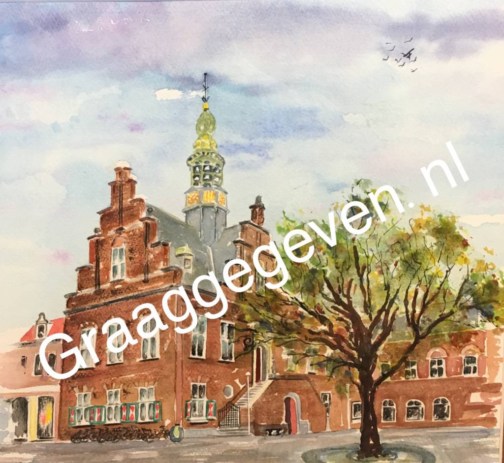 Nieuwe aquarel van Wijnand Slokker voor Graaggegeven.nl - Prijsvraag