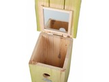 Observation Birdhouse lavet med spejl på indersiden
