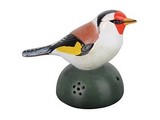 Fringuello decorativo con suono chirp (con un rilevatore di movimento e un interruttore on / off)