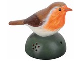 Robin decorativa com som chirp (com um detector de movimento e uma chave liga / desliga)