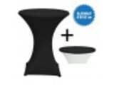 Statafelrok Stretch Ø 80-85cm inclusief topcover
