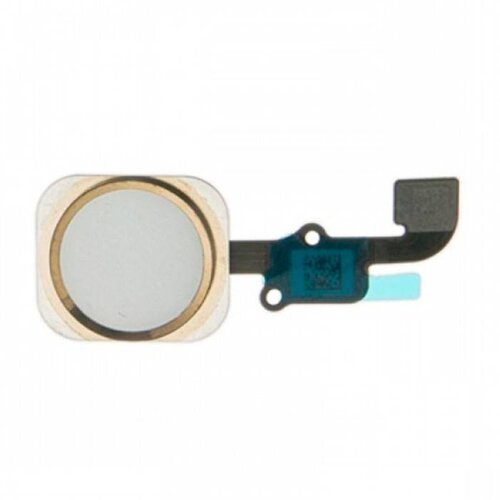 Foneplanet iPhone 6 & 6 Plus Home button with flex gold Foneplanet iPhone 6 & 6 Plus Home button with flex gold
