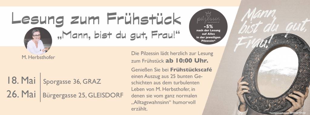 Mah-Lies mit "Mann, bist Du gut, Frau!"