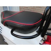 Slangen lederen buddyseat voor Primavera en Sprint