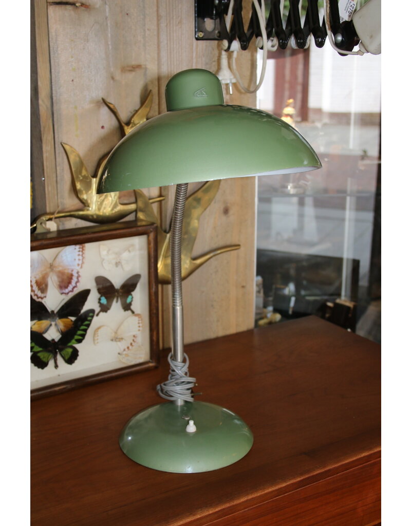 Sis Vintage Green Bauhaus Desk Lamp Brocanteschuur By