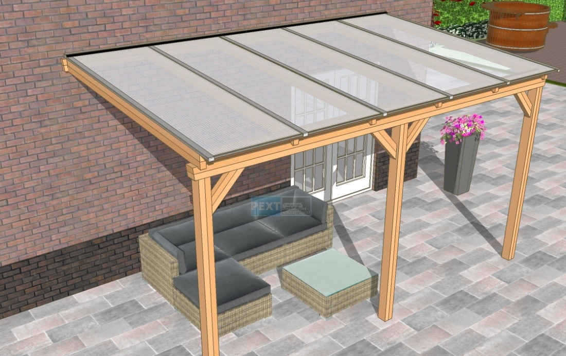 Houten veranda LT30X Douglas Veranda Paleis