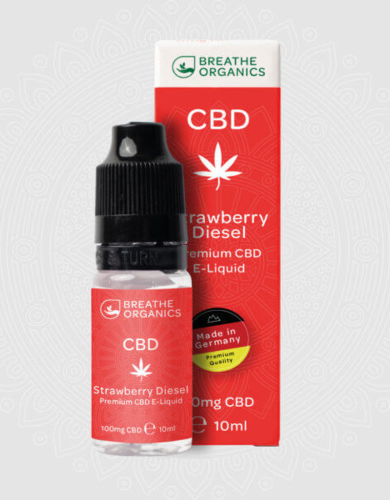Breathe Organics CBD Liquid Premium - Strawberry Diesel by Breathe Organics