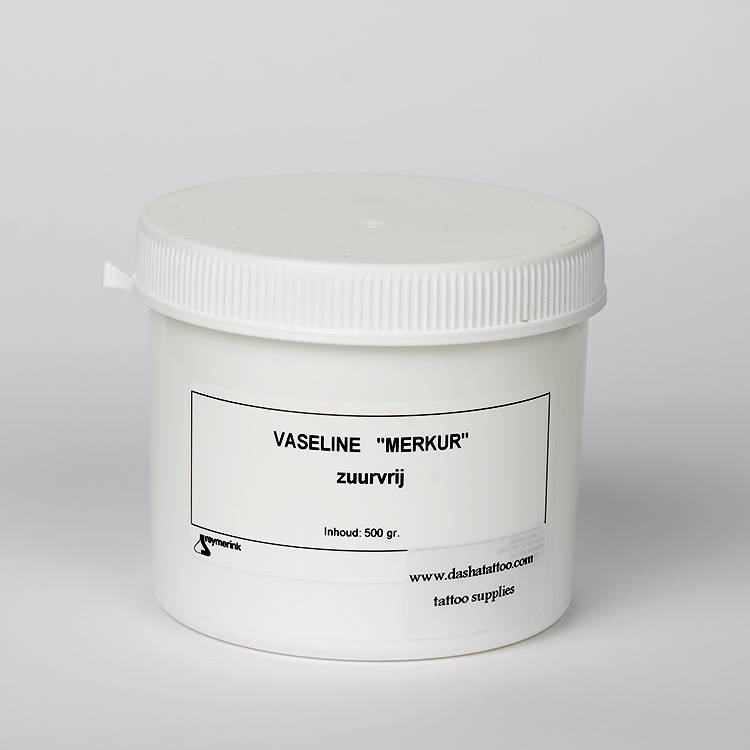 Vaseline Merkur 500gr DASHATATTOO Tattoo Supply Amsterdam
